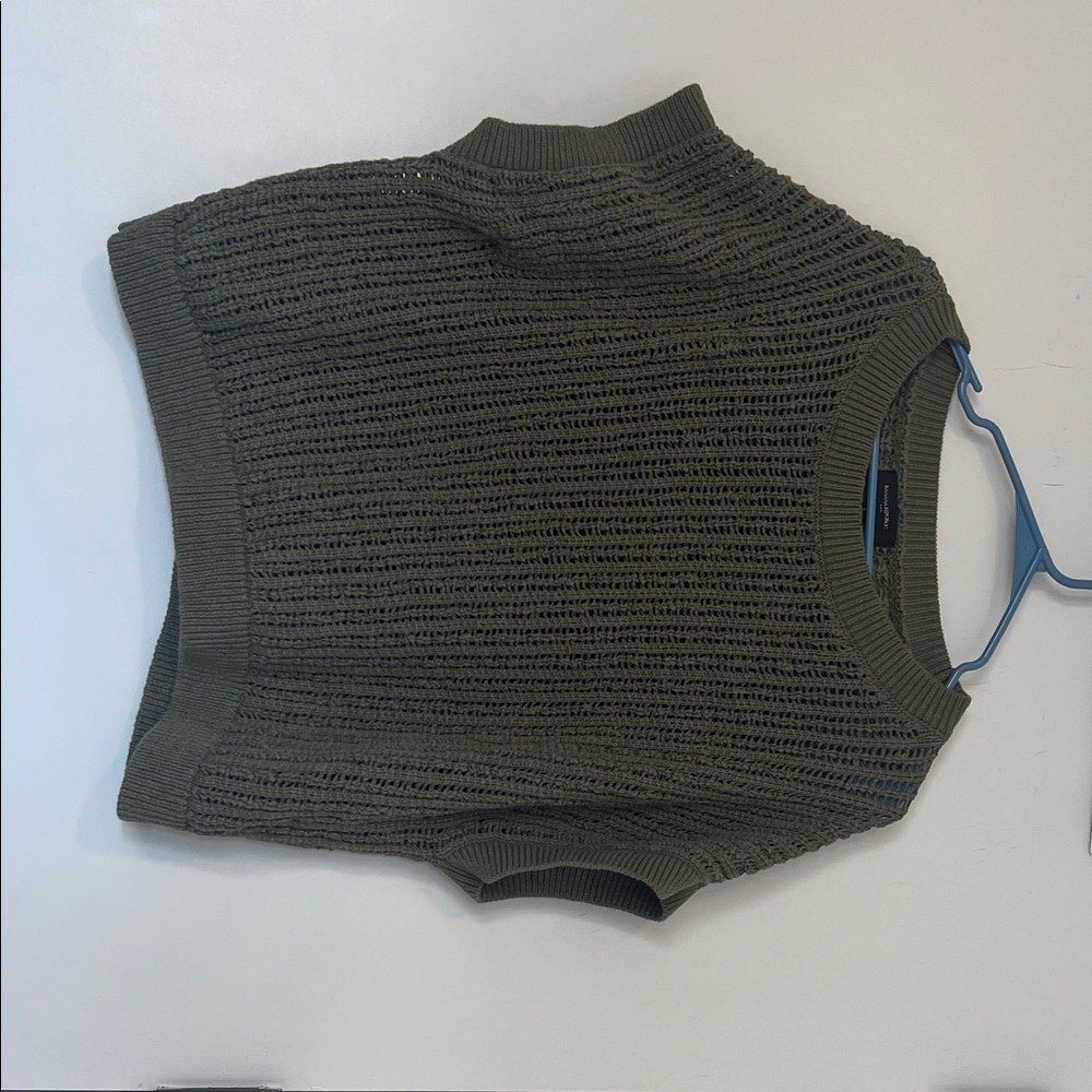 Banana Republic Forest Green Cowl Neck Sweater